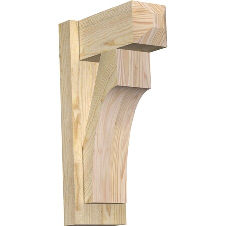 Ekena Millwork Westlake Craftsman Rough Sawn Outlooker, Douglas Fir, 6"W x 12"D x 20"H OUT06X12X20WTL04RDF